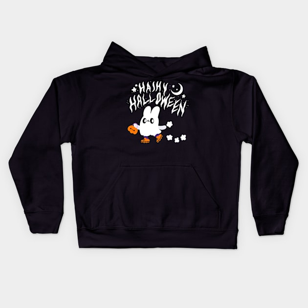 Hashy Halloween Kids Hoodie by TurboErin